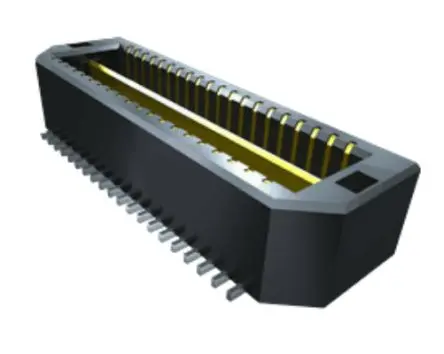Produktfoto 1 von Samtec QTE Leiterplattenleiste Gerade, 40-polig / 2-reihig, Raster 0.8 mm Raster Oberfläche, Kabel-Platine, Ummantelt
