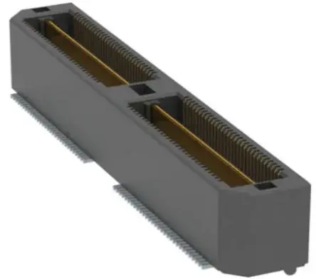 Produktfoto 1 von Samtec QTH Leiterplattenleiste Gerade, 120-polig / 2-reihig, Raster 0.5 mm Raster Oberfläche, Kabel-Platine, Ummantelt