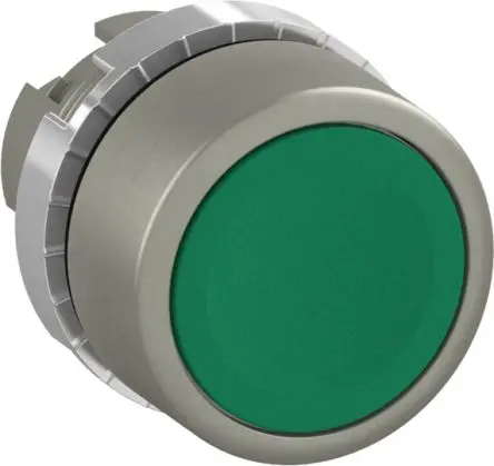 ABB 1SFA1 Druckschalter, Grün Tastend Rund, IP66