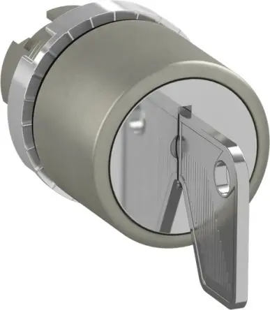 Produktfoto 1 von ABB 1SFA1 Druckschalter, Schwarz Rund mit Schlüssel, IP66