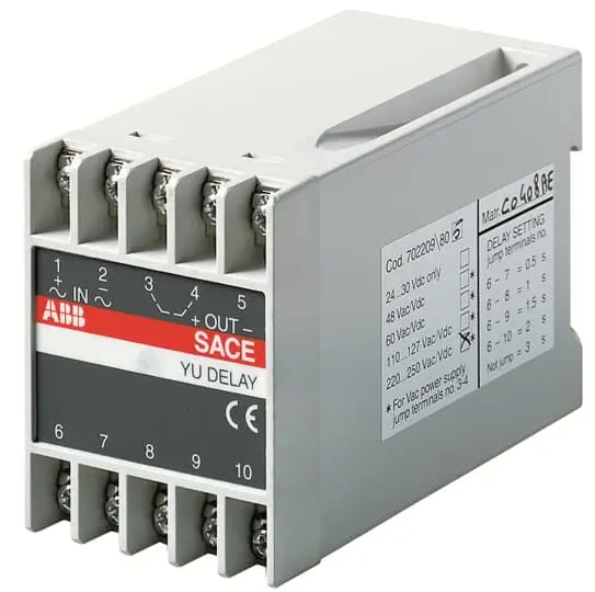 Produktfoto 1 von ABB UVD 24 Elektronische Zeitverzögerung für E1, E1.2, E2, E2.2, E3, E4, E4.2, E6, E6.2, T7, T8, X1, XT7-XT7M
