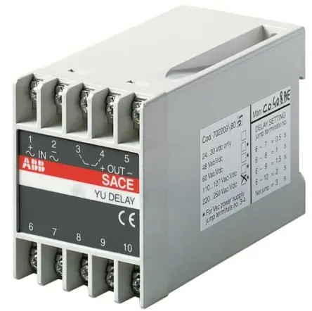Produktfoto 1 von ABB UVD 24 Elektronische Zeitverzögerung für E1, E1.2, E2, E2.2, E3, E4, E4.2, E6, E6.2, T7, T8, X1, XT7-XT7M