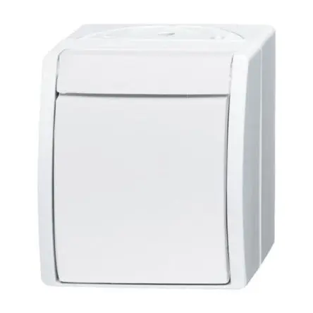 Produktfoto 1 von ABB 2CKA001085A Wippschalter Wippschalter 1-teilig, 2 Wege Weiß IP44 10A, Kunststoff