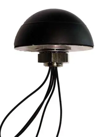 Produktfoto 1 von Abracon Rundstrahl GPS-Antenne Schraubbefestigung Kuppelförmig SMA-Stecker Stecker GLONASS, LTE, WLAN, GPS