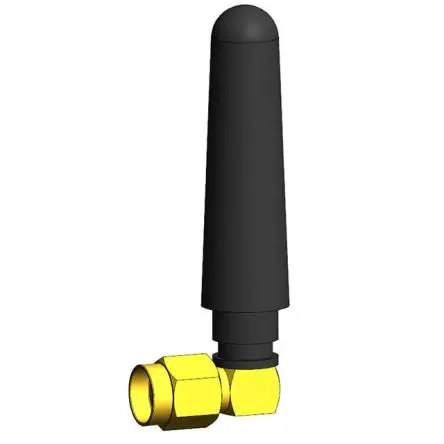 Produktfoto 1 von Abracon AEACAC049018-S868 ISM-Band Telemetrieantenne Peitschenantenne, SMA-Stecker 2 dBi bis 868 MHz, Länge 49.9 mm,