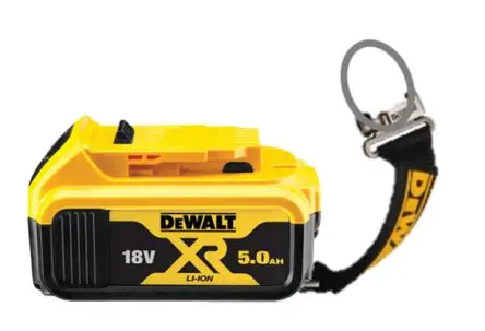 Produktfoto 1 von DeWALT Werkzeug-Ersatzakku, 18V / 5 Ah DEWALT XR Li-Ion 18V-Werkzeuge