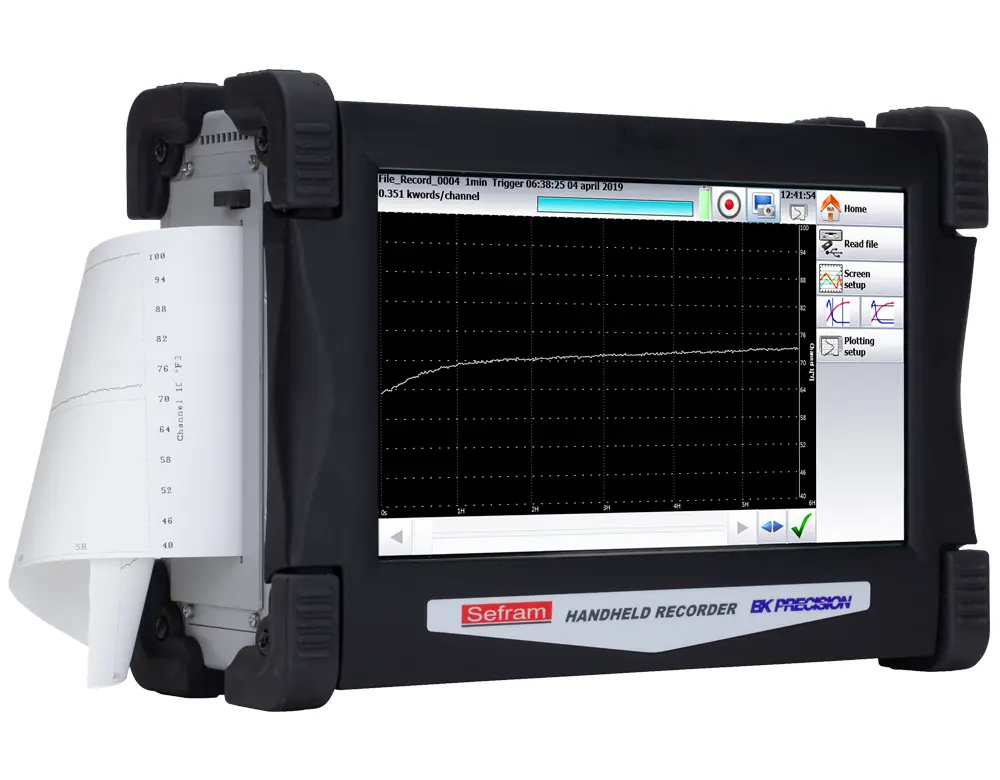 Produktfoto 1 von Sefram 1Msps 4-Kanal Datenerfassungssystem, Ethernet, USB-Anschluss, Analog, Digital-Eingang, Batterie-, Netzbetrieb,