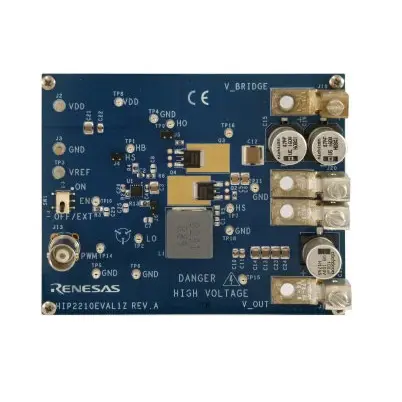 Produktfoto 1 von Renesas Electronics Evaluierungsplatine, Evaluierungsplatine Halbbrücken-Treiber, für HIP2210