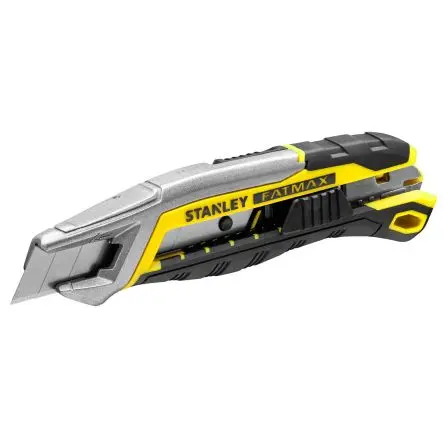 Produktfoto 1 von Stanley 18mm Snap-off Blade 170 mm Messer, Abbrechklinge / Bi-Material Griff, Länge 220mm, 130 g