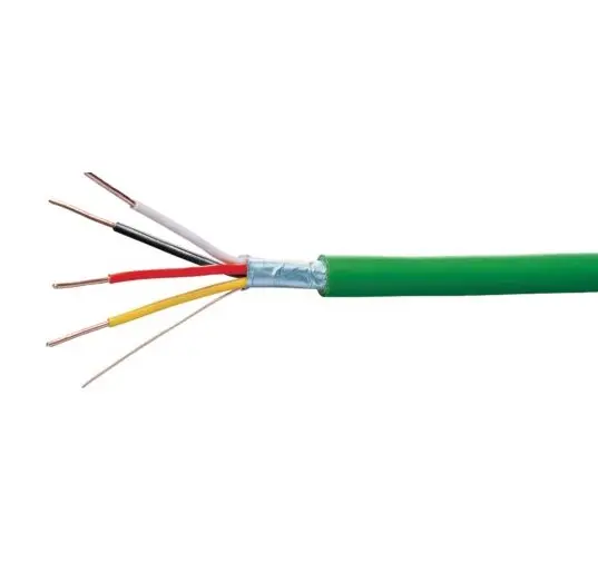 Produktfoto 1 von Hager TG Buskabel, 5-adrig x 0.5 mm² Grün, 100 m, Polyethylen