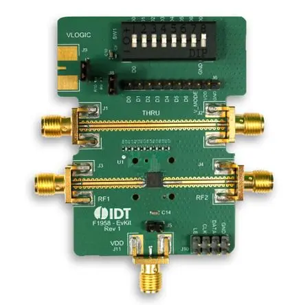 Produktfoto 1 von Renesas Evaluierungsplatine Evaluierungskit für F1958 7 Bit Digitaler Schrittdämpfer 6 GHz