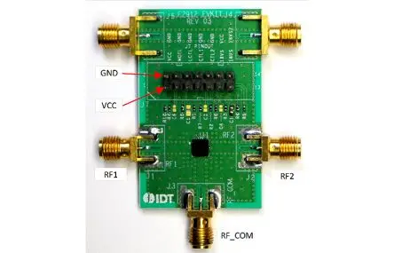 Produktfoto 1 von Renesas Evaluierungsboard für den hochzuverlässigen SP2T RF-Schalter F2912 Evaluierungsplatine Evaluierungskit für