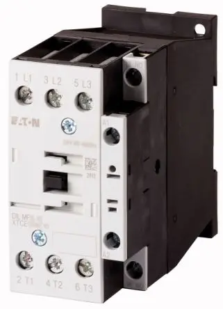 Produktfoto 1 von Eaton DILM Schütz 220V ac/dc, 230 V ac/dc-Spule, 3-polig, 230V dc 100V, 120 V 6.5 kW 1 Öffner Widerstandsbelastung,