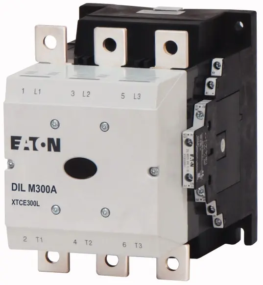 Produktfoto 1 von Eaton DILM Schütz 110/120 V-Spule, 3-polig 170 kW Umkehrend 2-Hilfskontakte