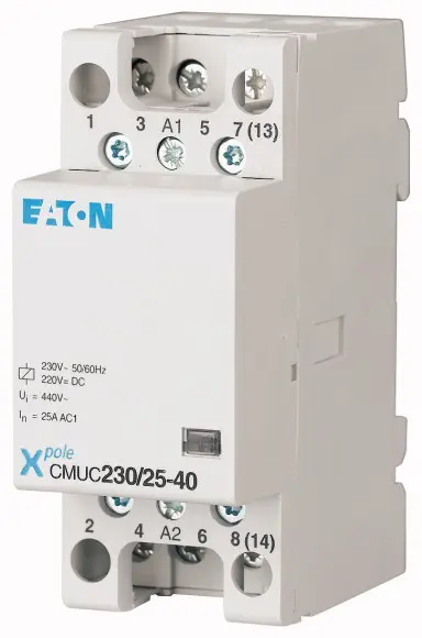 Produktfoto 1 von Eaton DILM Einbauschutz 230 V ac/dc-Spule 1 Schließer, 3 Öffner Umkehrend 1-Hilfskontakte