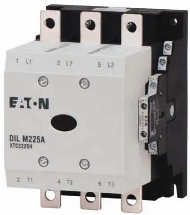 Produktfoto 1 von Eaton DILM Schütz 220V ac/dc, 230 V ac/dc-Spule, 3-polig, 400V / 356 A 6.5 kW 1 Schließer Umkehrend 4-Hilfskontakte