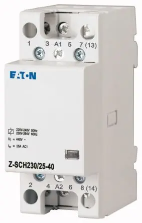 Produktfoto 1 von Eaton DILM Einbauschutz 230V ac-Spule, 3-polig, 440V / 25 A 4 Schließer Umkehrend 4-Hilfskontakte