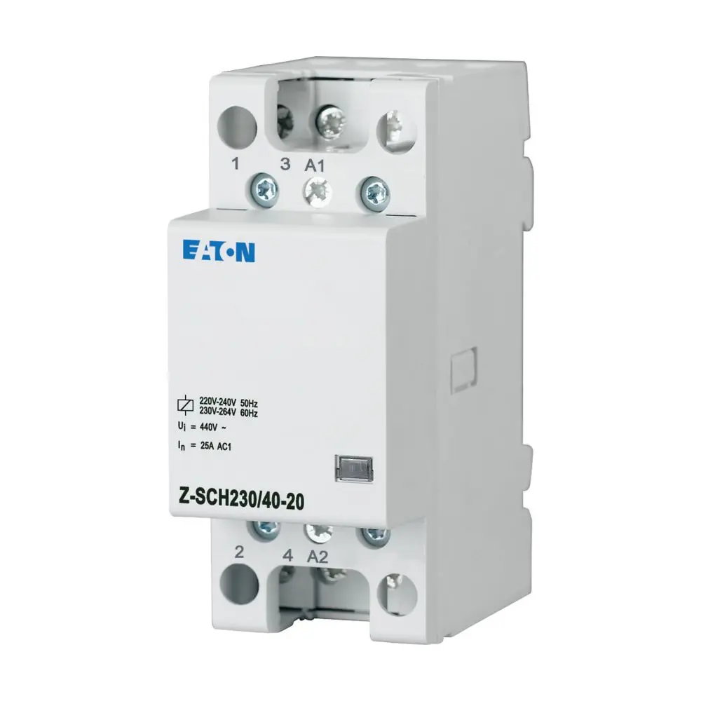 Produktfoto 1 von Eaton DILM Einbauschutz 230 V ac-Spule, 3-polig, 440V / 40 A 253 V 2 Schließer Umkehrend 1-Hilfskontakte