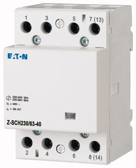 Produktfoto 1 von Eaton DILM Einbauschutz 230 V ac-Spule, 3-polig, 440V 4 Schließer Umkehrend