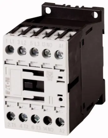 Produktfoto 1 von Eaton DILM Schütz 240V-Spule, 3-polig, 400V / 15.5 A 7.5 kW 1 Schließer Motorsteuerung, Umkehrend 1-Hilfskontakte
