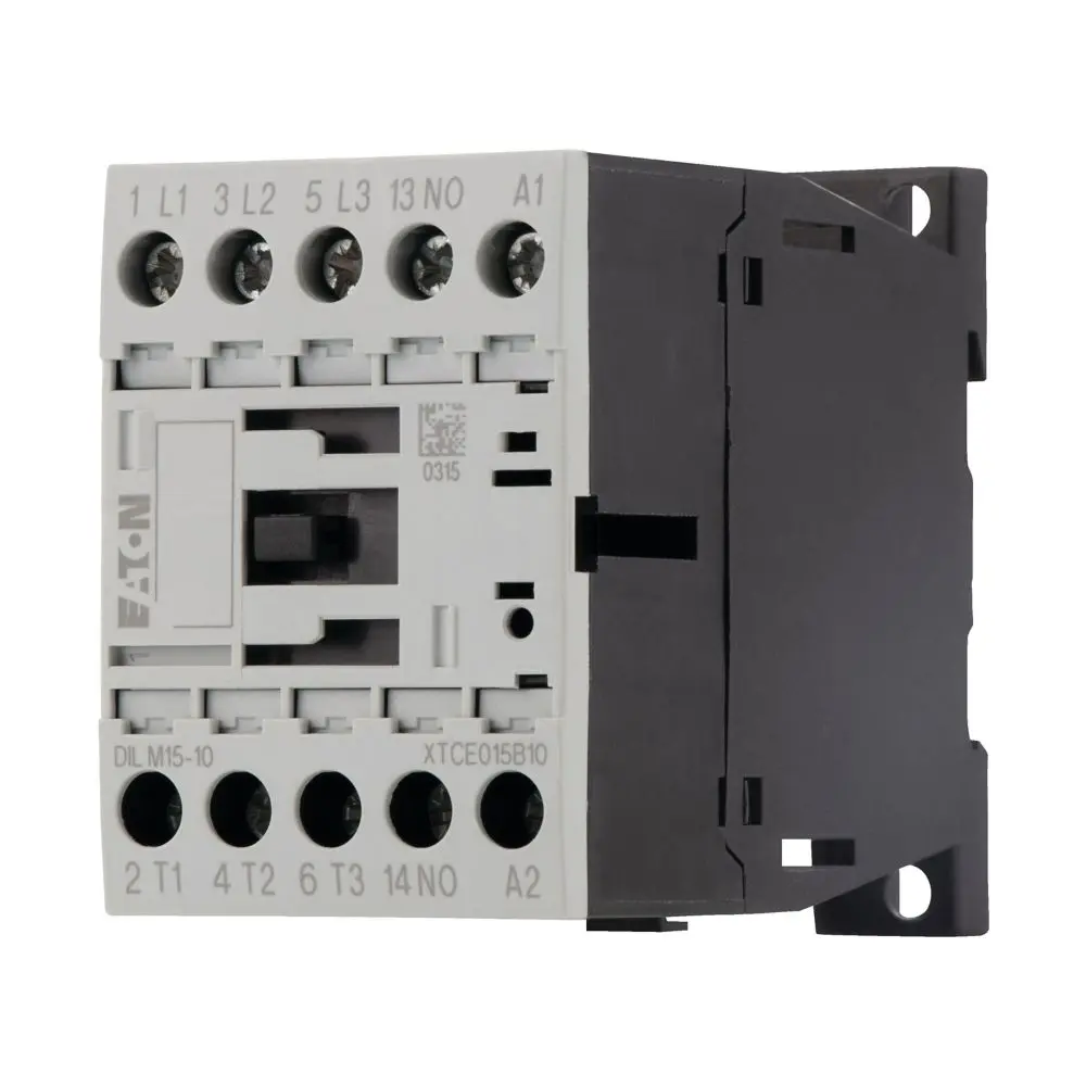 Produktfoto 1 von Eaton DILM Schütz 24 V-Spule, 3-polig, 400V / 15.5 A 7.5 kW 1 Schließer Umkehrend 1-Hilfskontakte