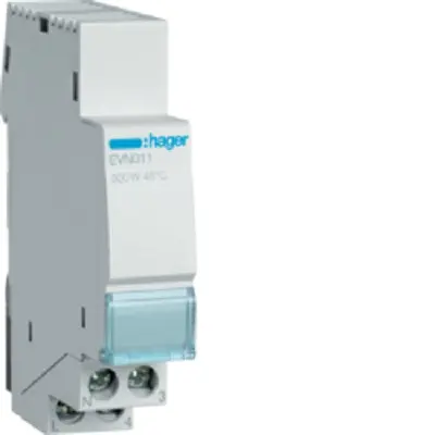Produktfoto 1 von Hager EVN Beleuchtungssteuerung, 300 W 230 V H. 90 mm B. 17.5 mm T. 65 mm
