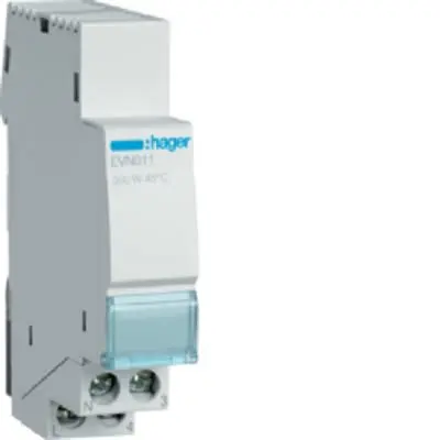 Produktfoto 1 von Hager EVN Beleuchtungssteuerung, 300 W 230V H. 90 mm B. 17.5mm T. 65 mm
