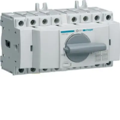 Produktfoto 1 von Hager HIM404 Umschalter 4-polig Kabel 40A 6 W Grau IP20