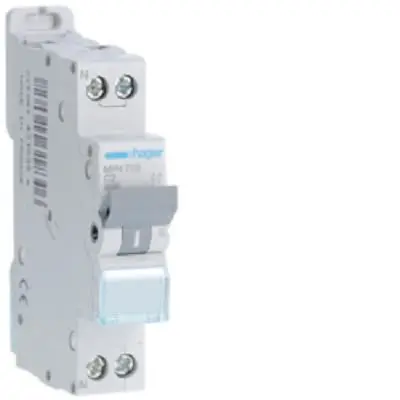 Produktfoto 1 von Hager MFN Elektronischer Schutzschalter 240V 1, 2A 3 kA x 17.5mm