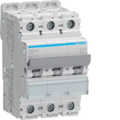 Produktfoto 1 von Hager NQN Elektronischer Schutzschalter 415V 3, 32A DIN-Hutschiene 20 kA, B-Kurve x 52.5mm