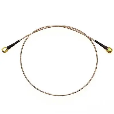 Mueller Electric Geschirmt Koaxialkabel, 50 Ω, 36 in, Silber