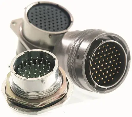 Produktfoto 1 von Amphenol Air LB, PT Kupferlegierung Rundsteckverbinder Gerade, 10-polig, 850V, Gehäuse 12 Stecker, MIL-DTL-26482, Silber