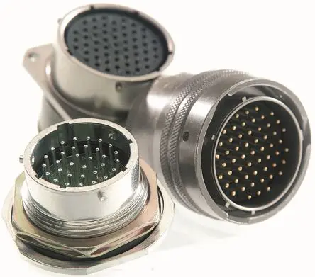 Produktfoto 1 von Amphenol Air LB, PT Kupferlegierung Rundsteckverbinder Gerade, 12-polig, 850V, Gehäuse 14 Stecker, MIL-DTL-26482, Silber