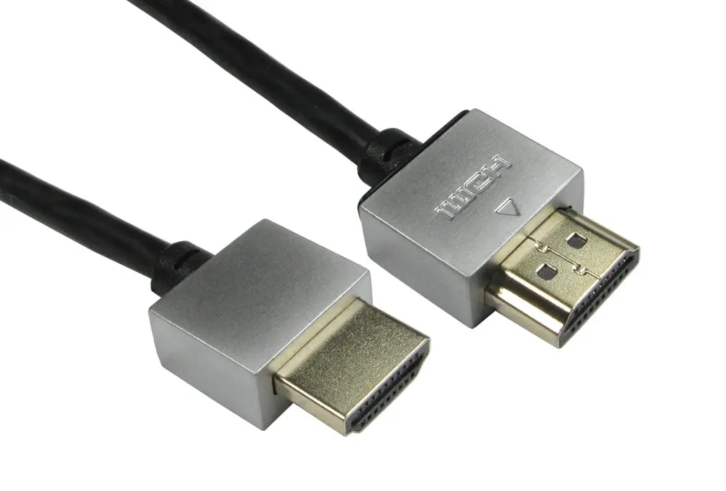 Produktfoto 1 von RS PRO HDMI-Kabel A HDMI Stecker B HDMI Stecker Hohe Geschwindigkeit 4K max., 1m
