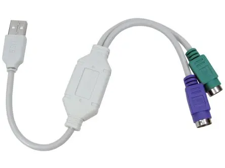 Produktfoto 1 von RS PRO Stecker RS PRO IC-Sockel-Adapter, USB Typ A Buchse / PS2, 360 mm USB 2.0 Schwarz