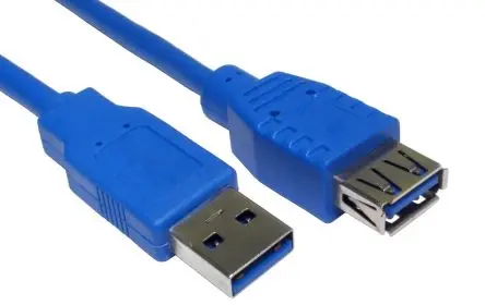 Produktfoto 1 von RS PRO Stecker RS PRO IC-Buchse USB-Kabel, USB Typ A Buchse / USB Typ A, 1 m USB 3.0 Blau