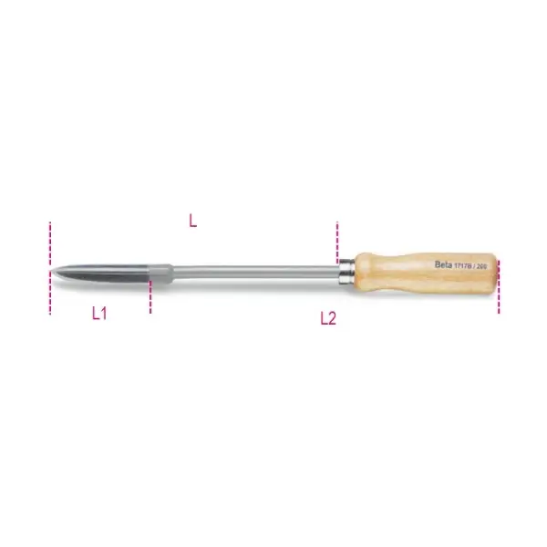 Produktfoto 1 von BETA Flachstift, Stahl, 1 Stück