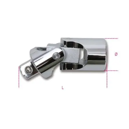 Produktfoto 1 von BETA 3/4 mm Vierkant Steckschlüsselgelenk, Länge 108 mm