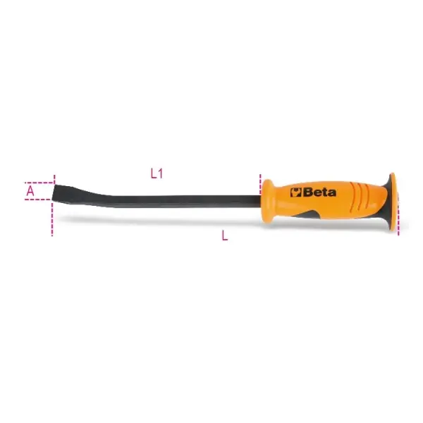 Produktfoto 1 von BETA Kohlenstoffstahl Brecheisen Ø 20mm, Länge 600 mm