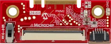Produktfoto 1 von Microchip Tochterplatine AC320213 Grafik-Pass-Through-Karte Mikrocontroller-Starterkits