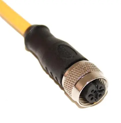 Produktfoto 1 von Mueller Electric C4C05, 4-polig Sensor-Betätigungselementkabel, M12, Gerade Buchse / Nicht abgeschlossen, Länge 10 m
