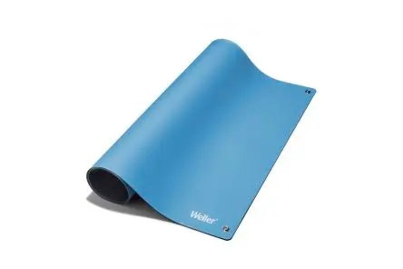 Produktfoto 1 von Weller ESD-Matte Blau Antistatische Workstation, 2 mm x 600mm x 900 mm
