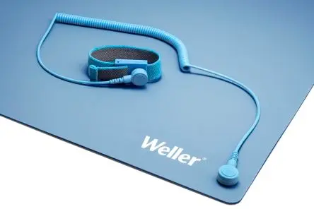Produktfoto 1 von Weller Antistatisches Service-Kit Blau Antistatisches Workstation-Kit, 2 mm x 600mm x 900 mm
