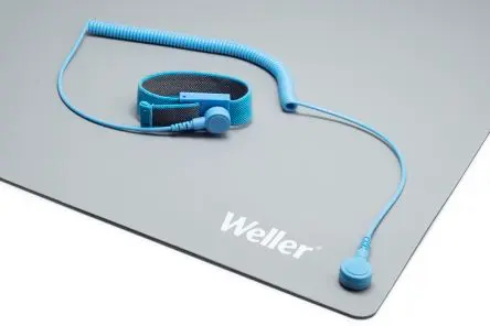 Produktfoto 1 von Weller Antistatisches Service-Kit Grau Antistatisches Workstation-Kit, 2 mm x 600mm x 900 mm