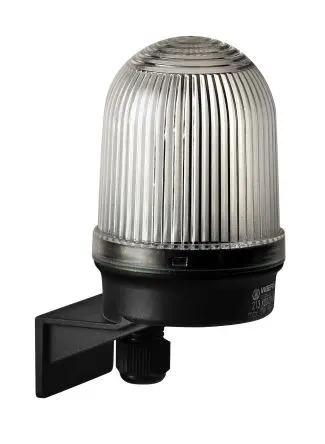 Produktfoto 1 von Werma 213 Blinken Dauerbetrieb Signalleuchte 230V Klar Wand, Ø 57 mm x 107 mm IP65
