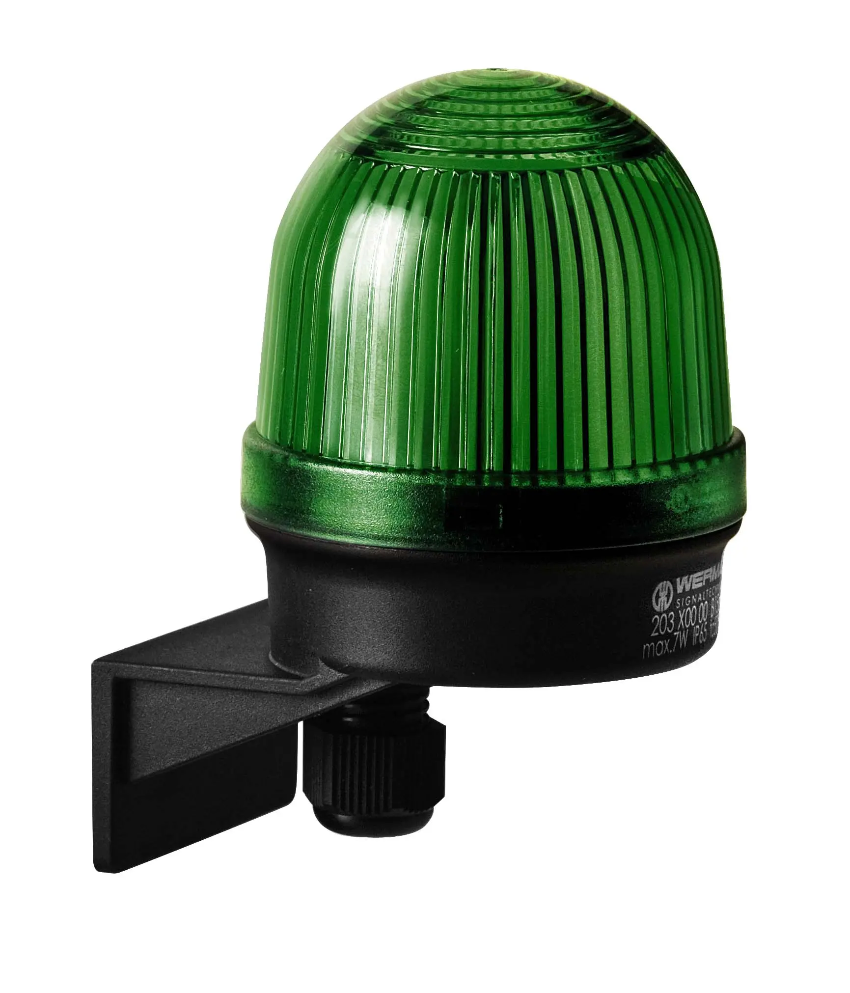 Produktfoto 1 von Werma 203 Glühlampe, Dauer Signalleuchte Grün, 12 → 230 V, Ø 46mm x 91mm