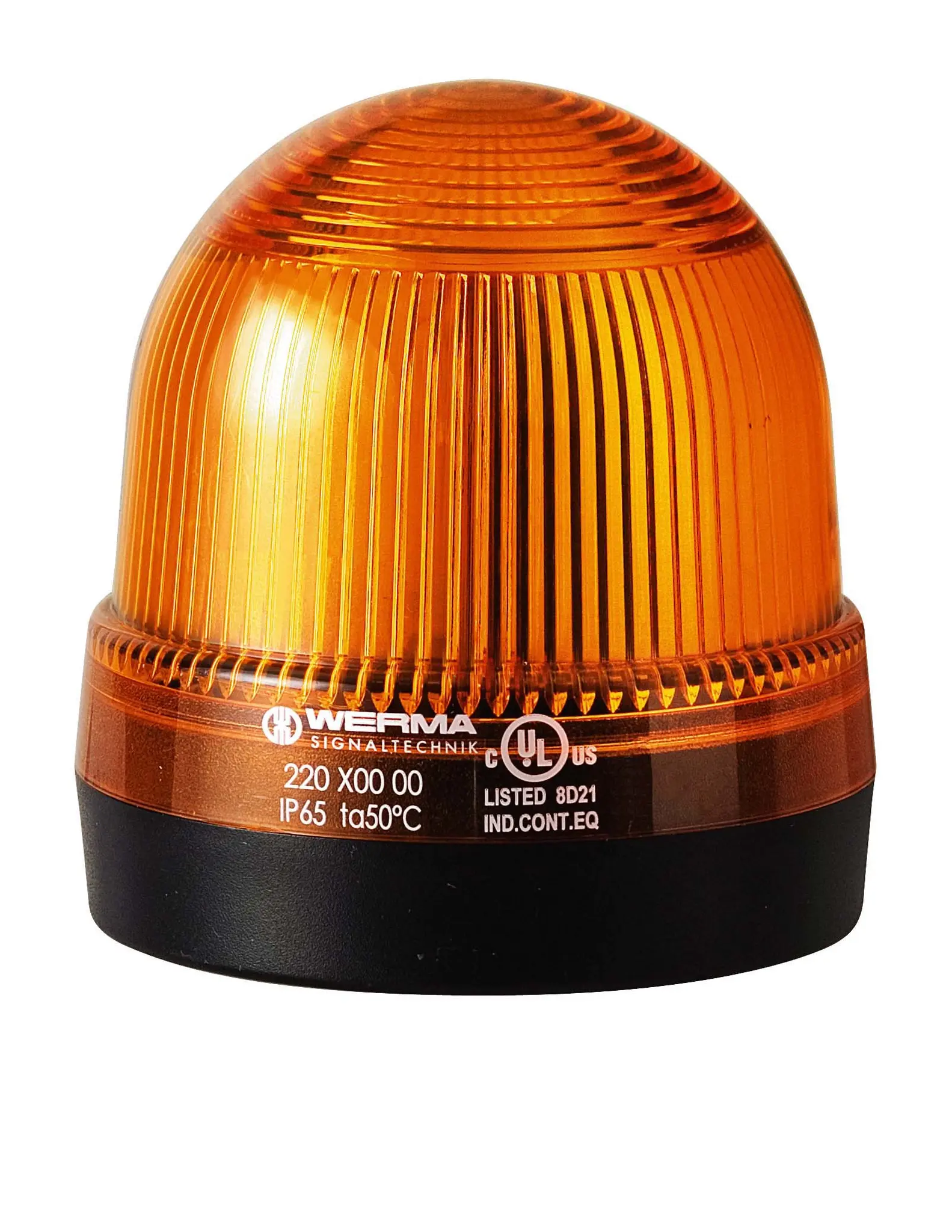 Produktfoto 1 von Werma 220 Glühlampe, Dauer Signalleuchte Gelb, 12 → 230 V