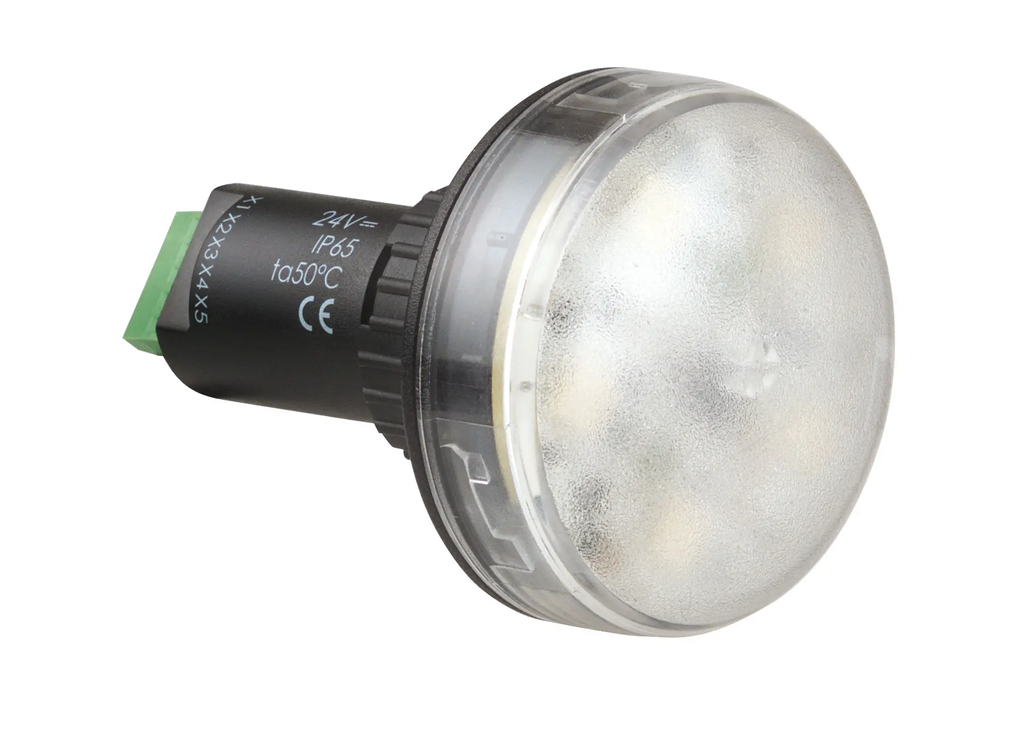 Produktfoto 1 von Werma 239 LED, Dauer Signalleuchte Blau, Grün, Rot, Weiß, Gelb, 24 V, Ø 50mm x 78mm