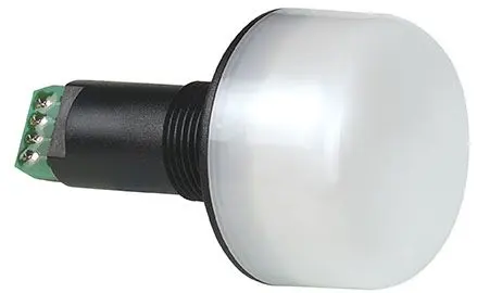 Produktfoto 1 von Werma 239 LED Dauerbetrieb Signalleuchte 24V Weiß, Rot, Grün, Blau, Gelb Eingebaut, Ø 50 mm x 90 mm IP65