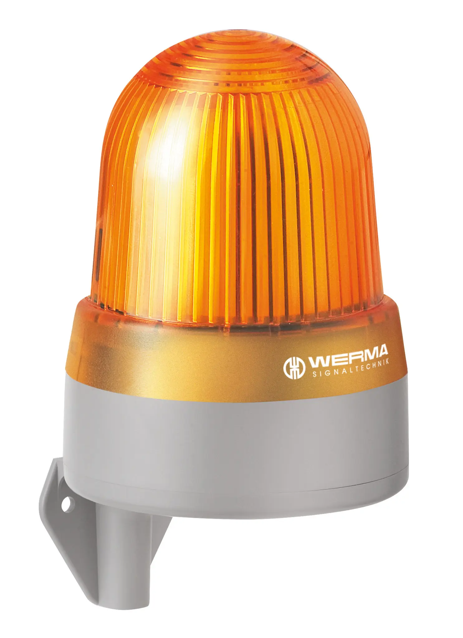 Produktfoto 1 von Werma 433 LED, Ununterbrochenes Licht-Licht Alarm-Leuchtmelder Gelb, 24 V